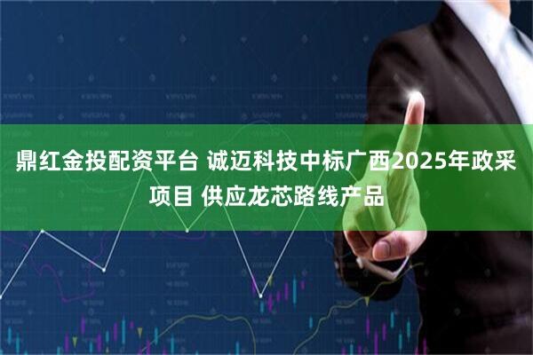 鼎红金投配资平台 诚迈科技中标广西2025年政采项目 供应龙芯路线产品